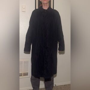Dockers Black Men's Trench Coat